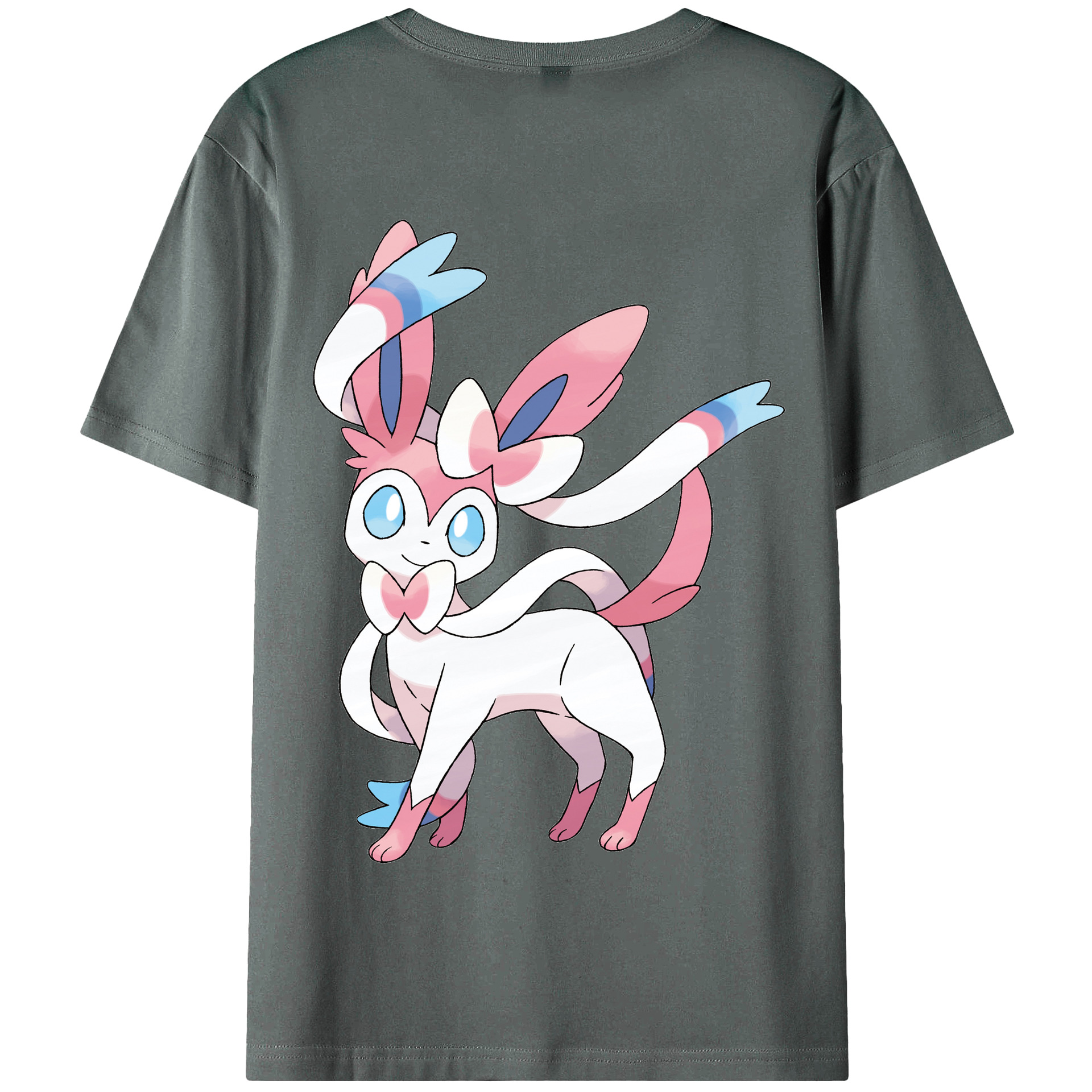 （画像用） ポケットモンスター Pokémon 綿100％半袖Tシャツ（背面プリント）
